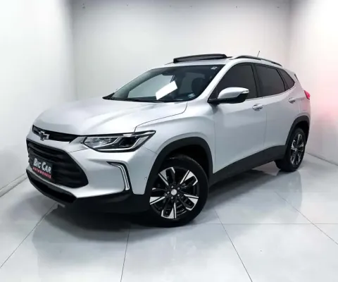 Chevrolet Tracker Premier 1.2 Turbo 12V Flex Aut.  - Prata - 2022/2023