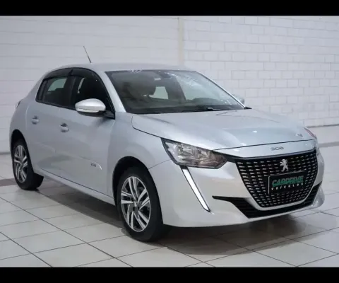 Peugeot 208 Allure 1.6 Flex 16V 5p Aut.  - Prata - 2021/2022