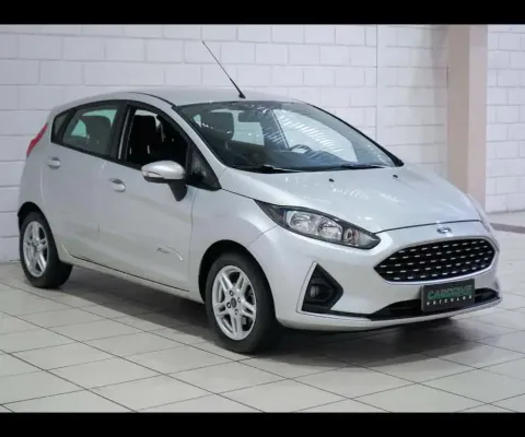 Ford Fiesta SEL 1.6 16V Flex Mec. 5p  - Prata - 2018/2018