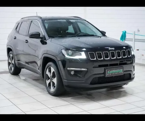 Jeep Compass LONGITUDE 2.0 4x2 Flex 16V Aut.  - Preta - 2017/2018