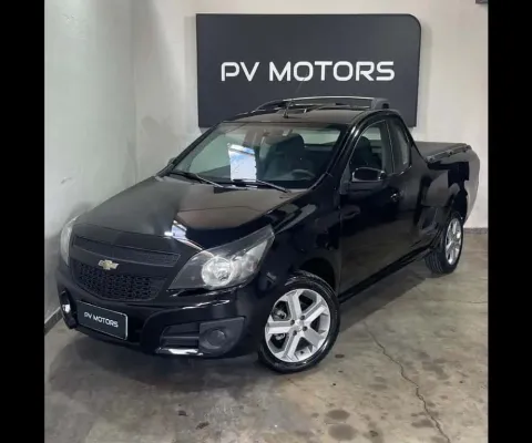 Chevrolet Montana Sport 1.4 ECONOFLEX 8V 2p  - Preta - 2017/2018