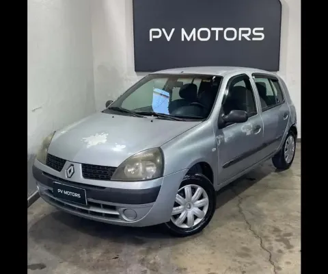 Renault Clio AUT 16 16VH - Prata - 2004/2005