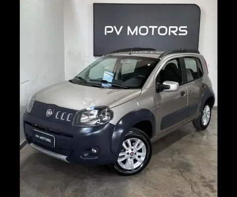 Fiat Uno WAY 1.0 - Bege - 2011/2012