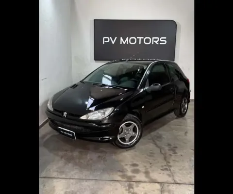 Peugeot 206 1.4 SENSAT - Preta - 2007/2008