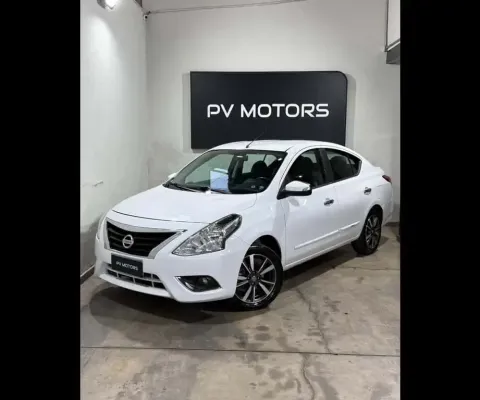 Nissan Versa 1.6 SL FLEXSTART AUTOMATICO - Branca - 2019/2020