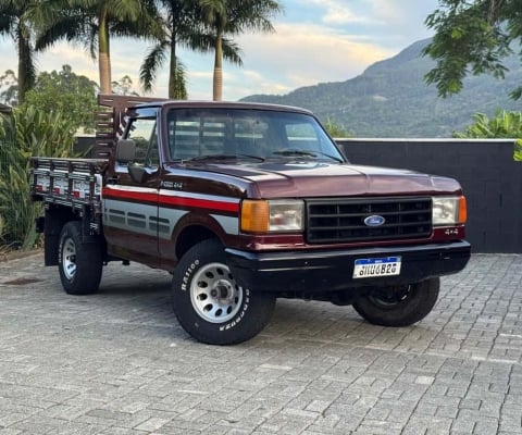 Ford F-1000 F1000 4X4 MWM - Vermelha - 1993/1994
