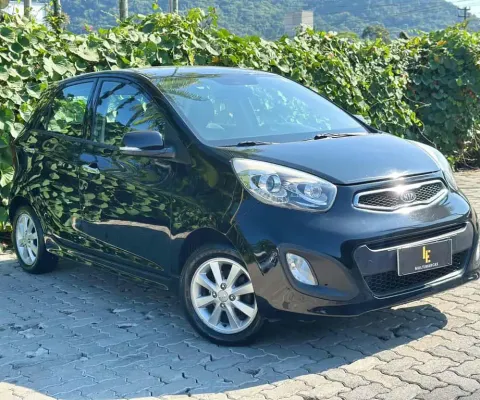 Kia Picanto EX 1.1/1.0/ 1.0 Flex Aut.  - Preta - 2012/2012