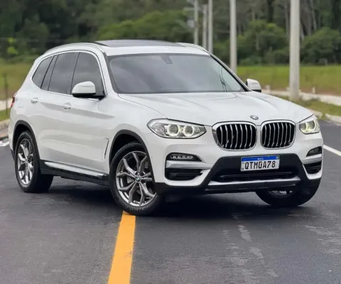 BMW X3 XDRIVE 20i 2.0/X-Line Bi-TB Flex Aut. - Branca - 2019/2019