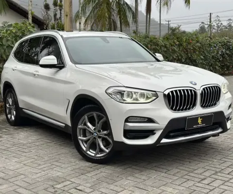 BMW X3 XDRIVE 20i 2.0/X-Line Bi-TB Flex Aut.  - Branca - 2019/2019