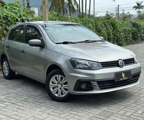 Volkswagen Gol Trendline 1.0 T.Flex 12V 5p  - Prata - 2016/2017