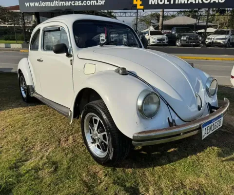Volkswagen Fusca 1300 - Branca - 1983/1983