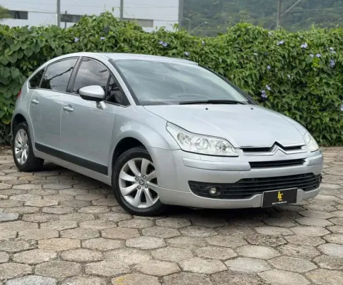 Citroën C4 Excl./Excl. Solar. 2.0 Flex 16V Mec. - Prata - 2011/2011