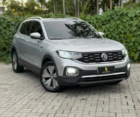 Volkswagen T-Cross Highline 1.4 Tsi - Prata - 2019/2020