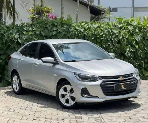 Chevrolet Onix Plus Premier 1.0 turbo - Prata - 2019/2020