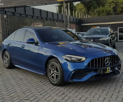 Mercedes-benz C 200 2022 1.5 eq boost híbrido amg line 9g-tronic