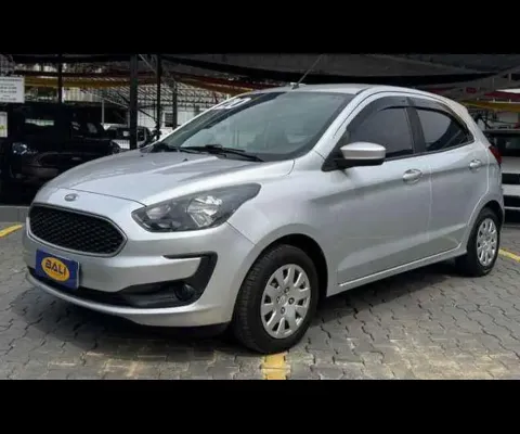 Ford KA 1.0 SE/SE Plus TiVCT Flex 5p  - Prata - 2019/2020
