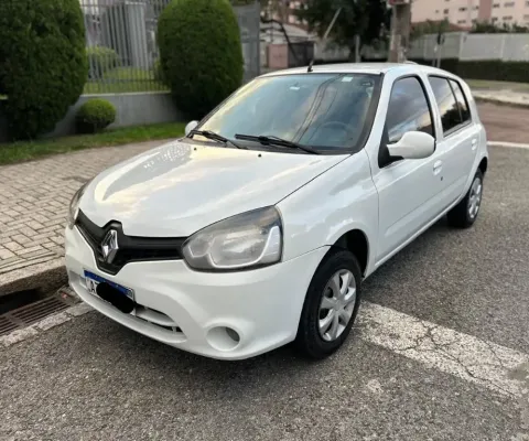 35.900,00 / CLIO EXPRESSION FLEX 1.0 2016 BRANCO COMPLETO 