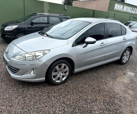 408 allure aut 2012 prata todo original 105mkm