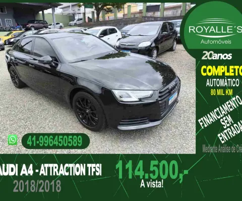 Audi a4 attraction tfsi 2018 impecavel 75mkm