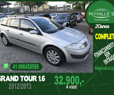 Megane grand tour 1.6 flex  2013 completo