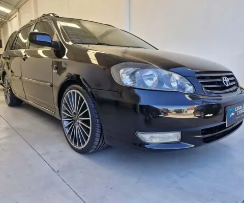 Toyota Corolla Fielder FILDER CVT 2007 - Preta - 2006/2007