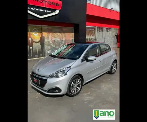 Peugeot 208 Griffe 1.6 Flex  Aut. 2018 - Prata - 2017/2018
