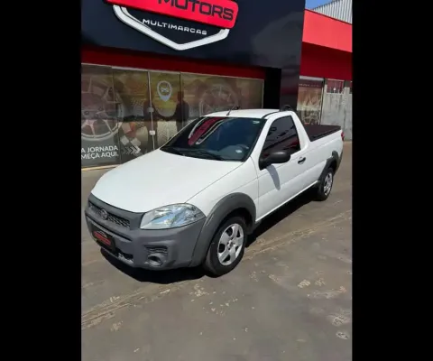 Fiat Strada Working Hard 1.4 2020 - Branca - 2019/2020