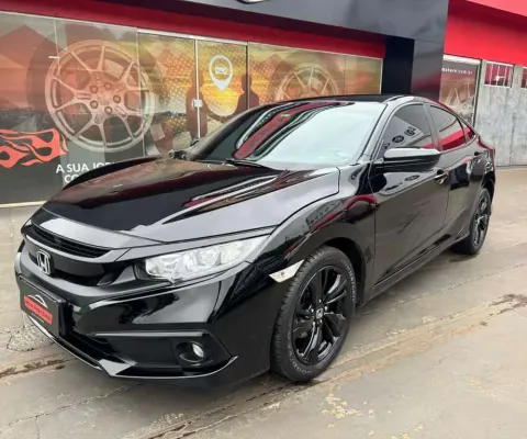 Honda Civic Sport 2.0 Flex Aut. 2020 - Preta - 2019/2020