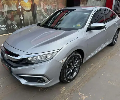 Honda Civic EXL CVT 2.0 FLEX - Prata - 2019/2020
