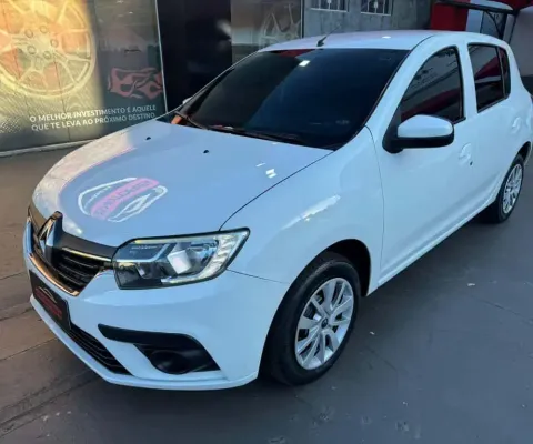Renault Sandero Zen Flex 1.0 2020 - Branca - 2019/2020