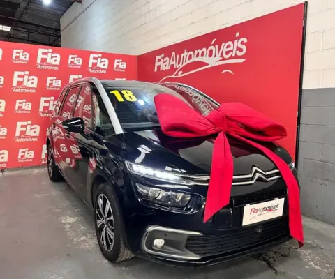 Citroen C4 grand picasso 2018 1.6 intensive 16v turbo gasolina 4p automático