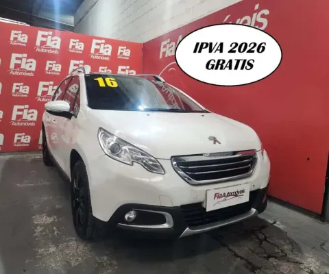 Peugeot 2008 2016 1.6 16v flex griffe 4p automático
