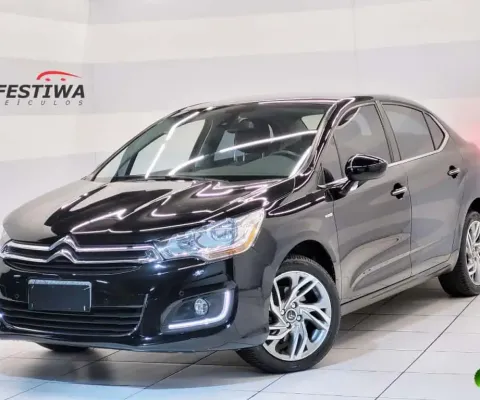 Citroen C4 lounge 2014 1.6 exclusive 16v turbo gasolina 4p automático