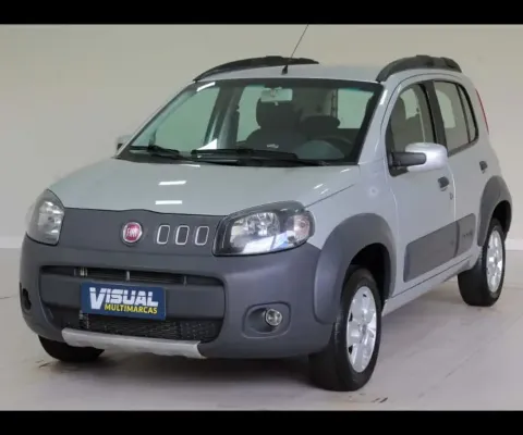 FIAT UNO WAY 1.0 FLEX MANUAL - 2014 - PRATA