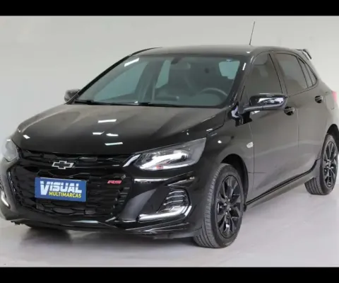 CHEVROLET ONIX RS 1.0 TURBO AUTOMÁTICO 6M - 2023 - PRETO