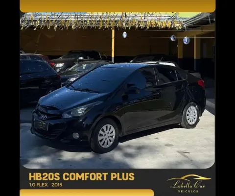 HYUNDAI HB20S 1.0 CONFORT PLUS 12V FLEX 4P MANUAL 2015