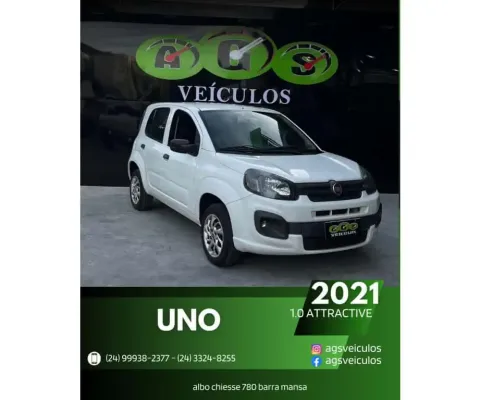 Fiat Uno 2021 1.0 fire flex attractive manual