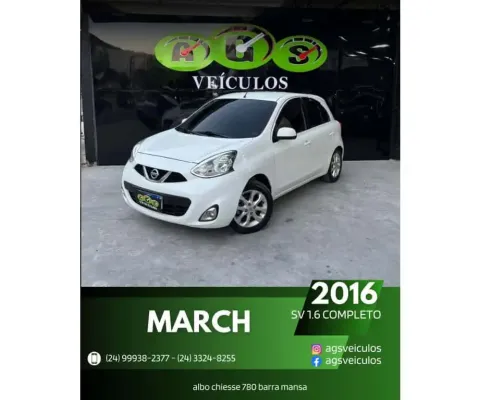 Nissan March 2016 1.6 sv 16v flex 4p manual