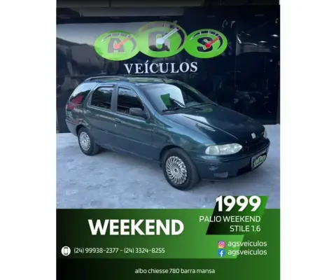Fiat Palio 1999 1.6 mpi stile weekend 16v gasolina 4p manual