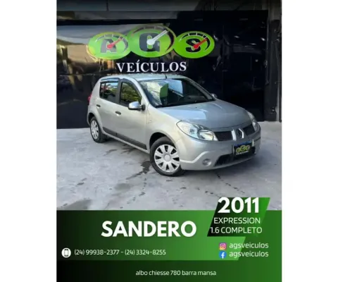 Renault Sandero 2011 1.6 expression 8v flex 4p manual