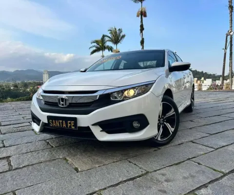 Honda Civic EX CVT - Branca - 2017/2017