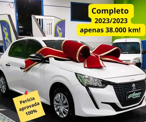 208 Like 2023,completo,apenas 38.000 km,revisado e periciado!