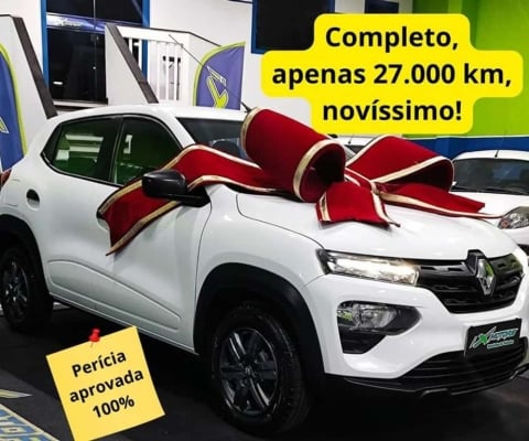 Kwid Zen 2023 completo,apenas 27.000 km,revisado e periciado,novíssimo!
