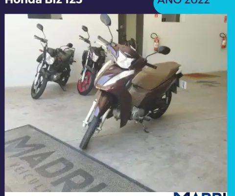 HONDA BIZ 125 + P-ELE 2022 MARRON .... BUZÃO NUNCA MAIS !!!!!