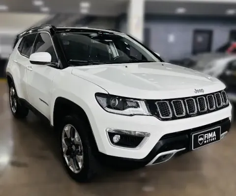 Jeep Compass Limited 2.0 4x4 - Automatico - Branco Perolizado - Apenas 108 mil km - Pneus novos - Re