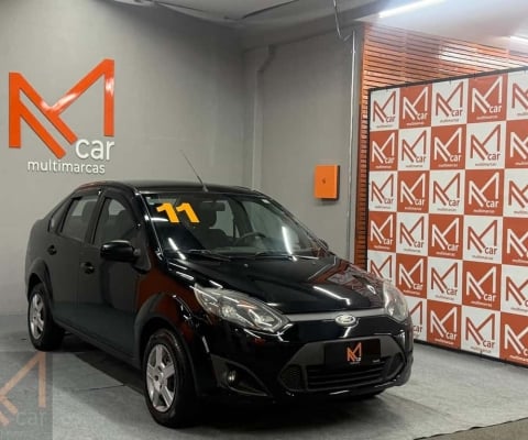 Ford Fiesta Sed. 1.6 16V Flex 4p - Preta - 2010/2011