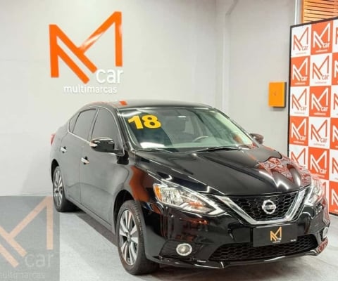 Nissan Sentra SV 2.0 FlexStart 16V Aut.  - Preta - 2017/2018
