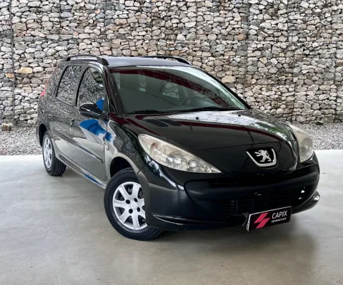 Peugeot 207 SW 1.4 flex 2009 manual completa+ar cond+dir hidr. Oportunidade!