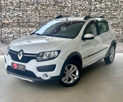 Sandero stepway 2016 1.6 flex cambio manual completo+ar cond+dir hidr. Laudo aprovado! 