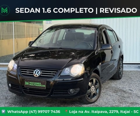 VW POLO SEDAN 1.6 TOP 2007 - TROCO E FINANCIO